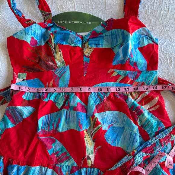 🥭FARM Rio Red Sweet Jungle Midi Dress - Picture 11 of 11
